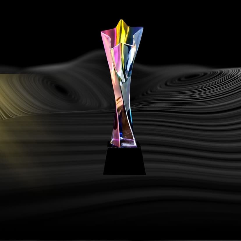 โล่รางวัลคริสตัล