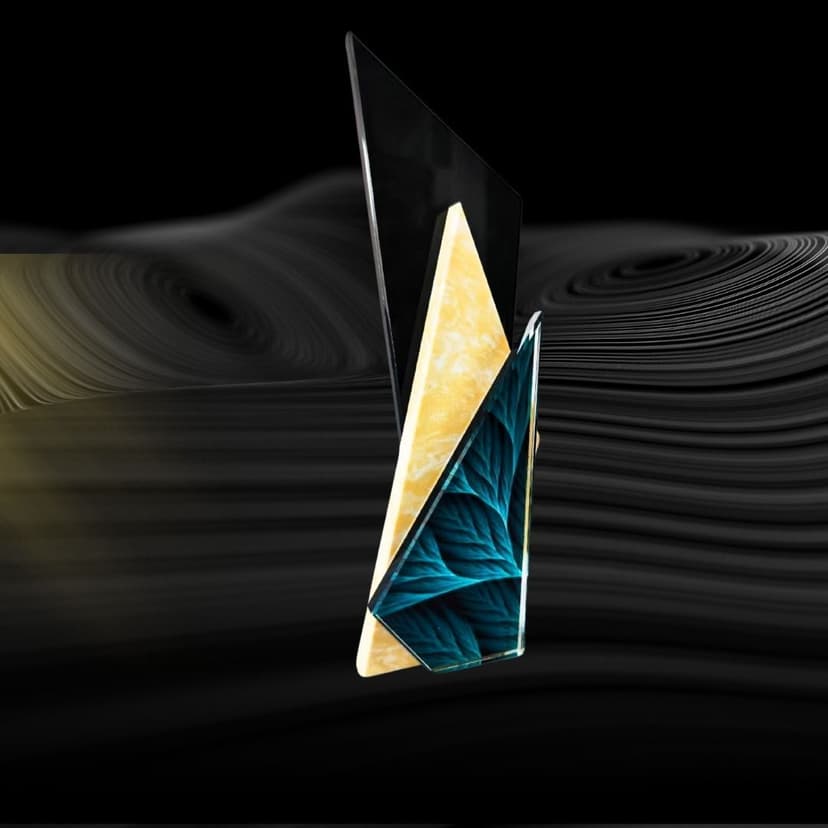 โล่รางวัลคริสตัล