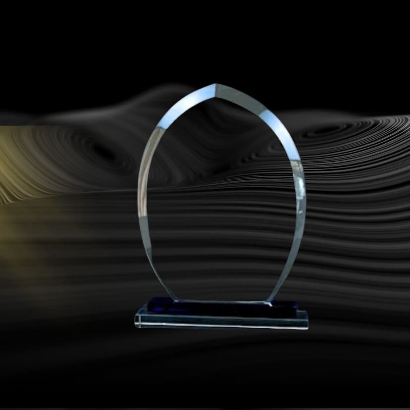 โล่รางวัลคริสตัล