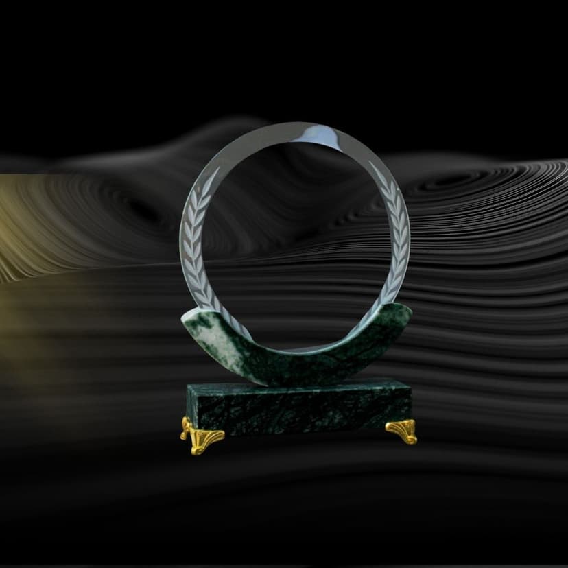 โล่รางวัลคริสตัล