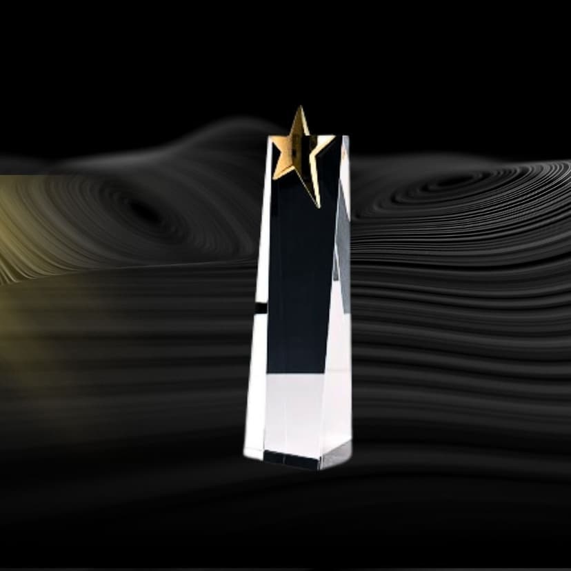 โล่รางวัลคริสตัล RS2304-1