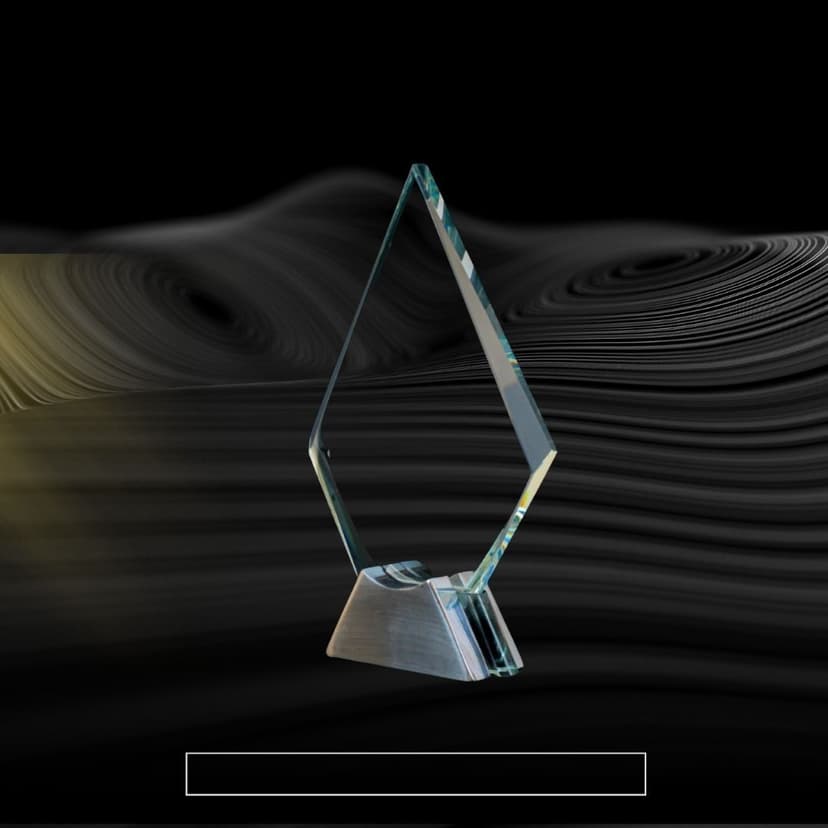 โล่รางวัลคริสตัล RS2305